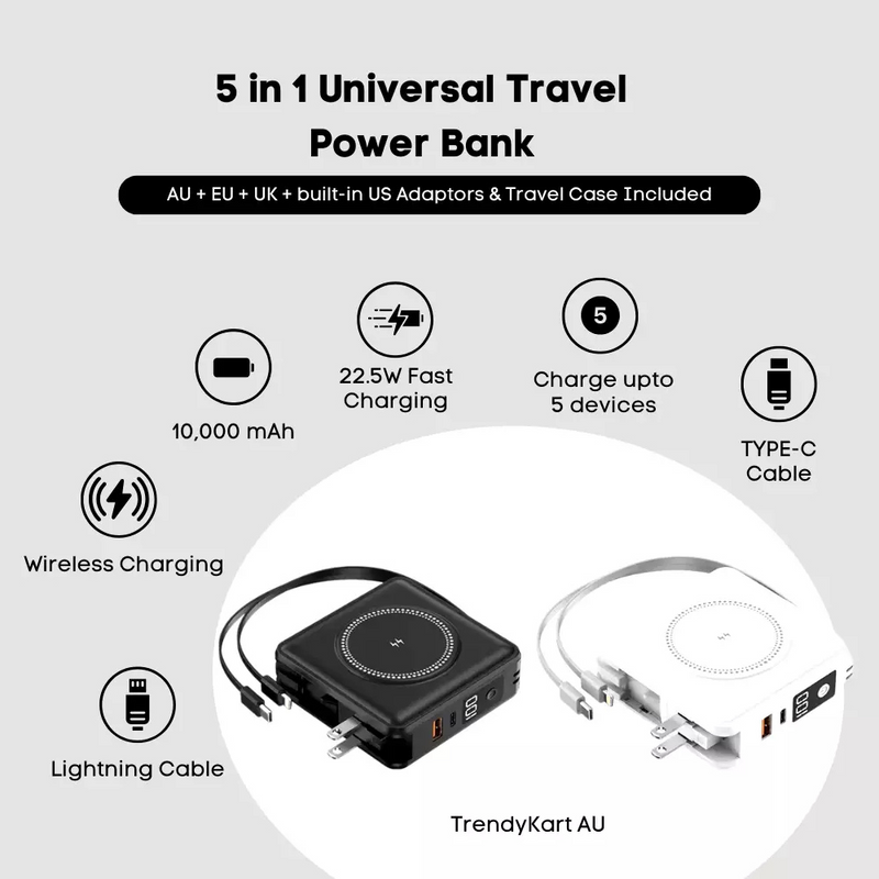 5-In-1 Travel Friendly Charger