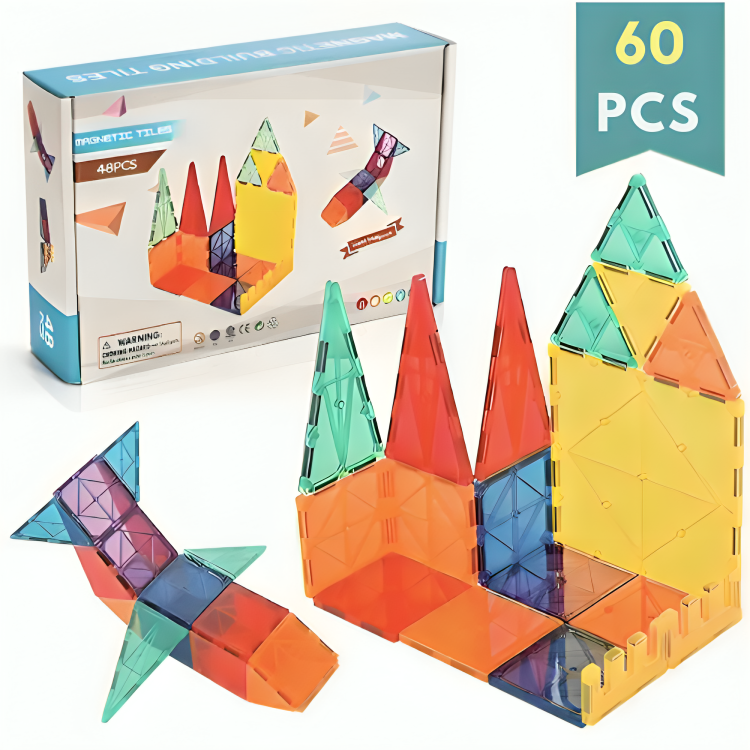 Kids Magnetic Building Tiles