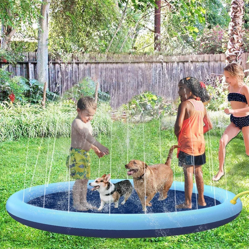 Sprinkler Play Mat For Kids & Pets